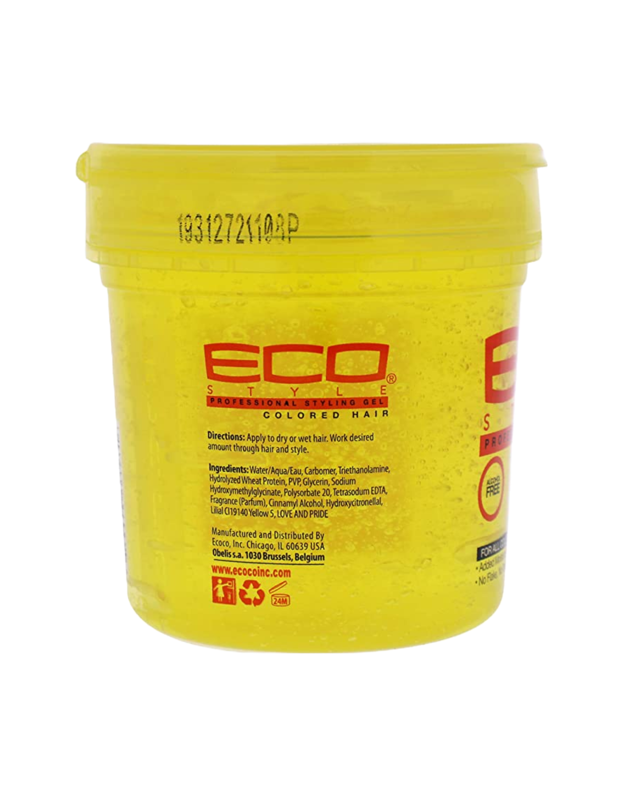 ECO - Colored Treated Hair Styling Gel (Yellow)