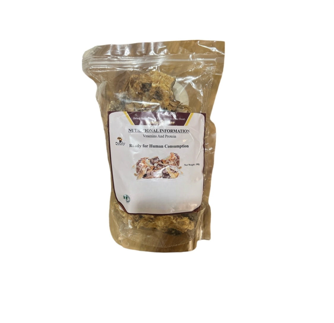 Dried salted stock fish