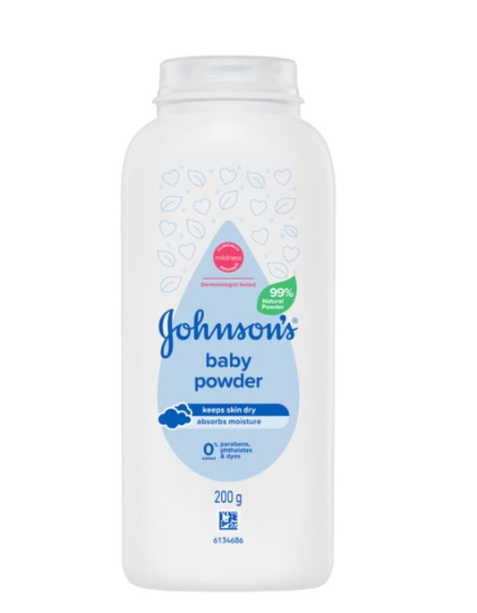 Johnson's Baby Powder Plant-Based Cornstarch 200g