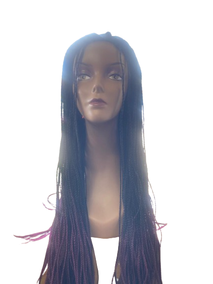 FRONTAL BRAID 1B/purple
