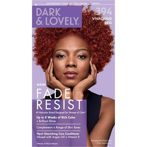Dark &amp; Lovely Fade Resist Rich Conditioning Permanent Hair Color Vivacious Red