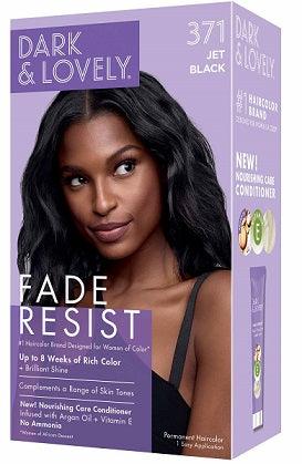 Dark &amp; Lovely Fade Resist Rich Conditioning Permanent Hair Color Jet Black