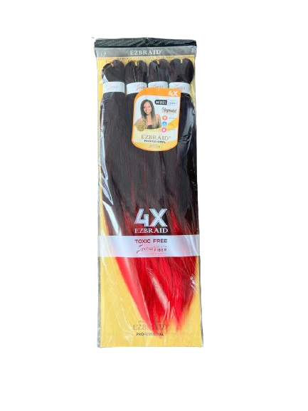 ezbraid_x4  Size: 26"(52)  Colour: T1B/Red
