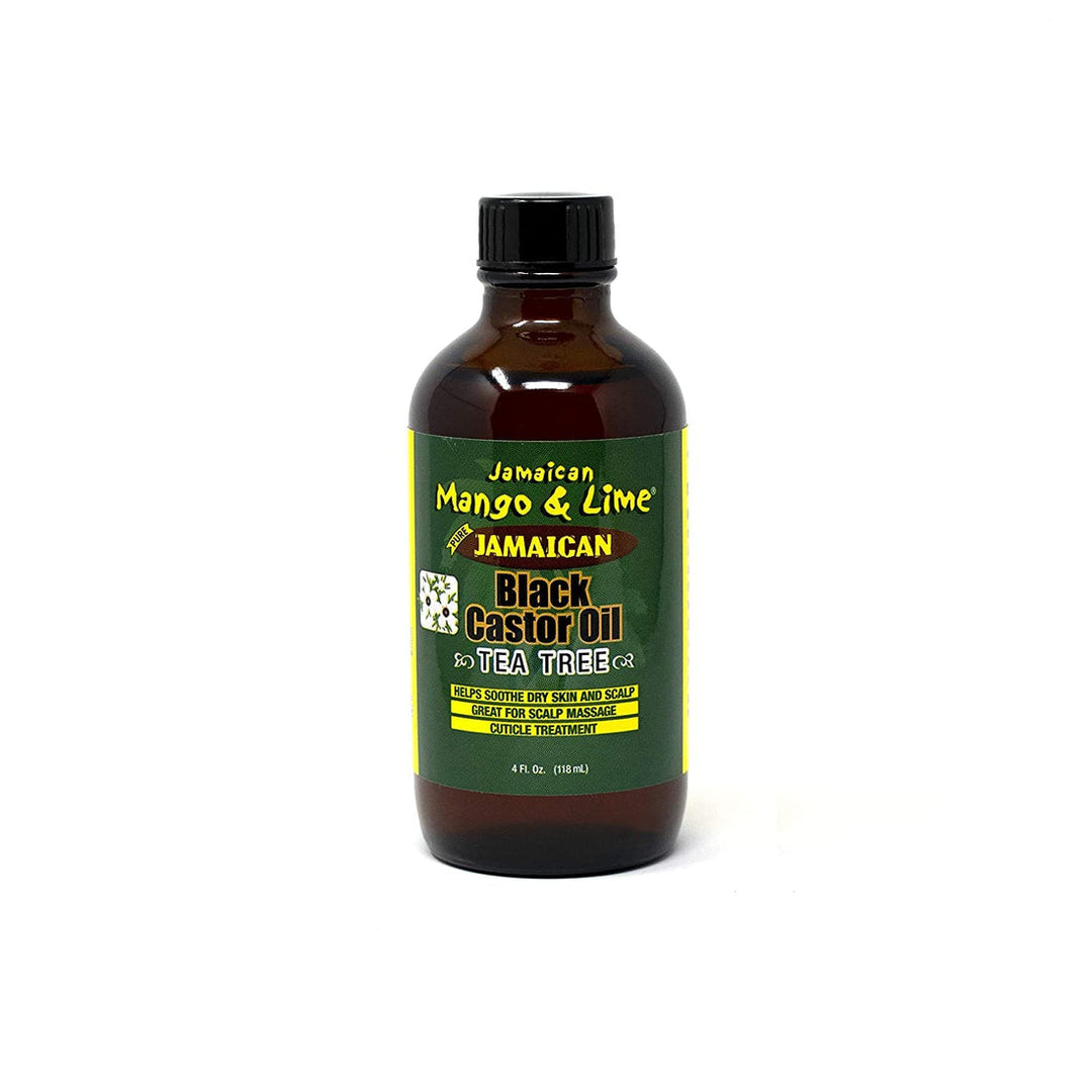 Jamaican Mango &amp; Lime Jamaican Black Castor Oil Tea Tree Oil 4oz