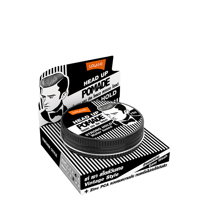 Lolane Head Up Pomade Strong Hold Water Based 75g