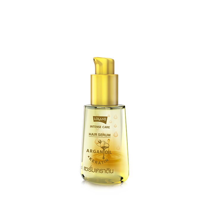 Lolane Intense Care Hair Serum Argan Oil + Keratin for All Hair Types 55ml