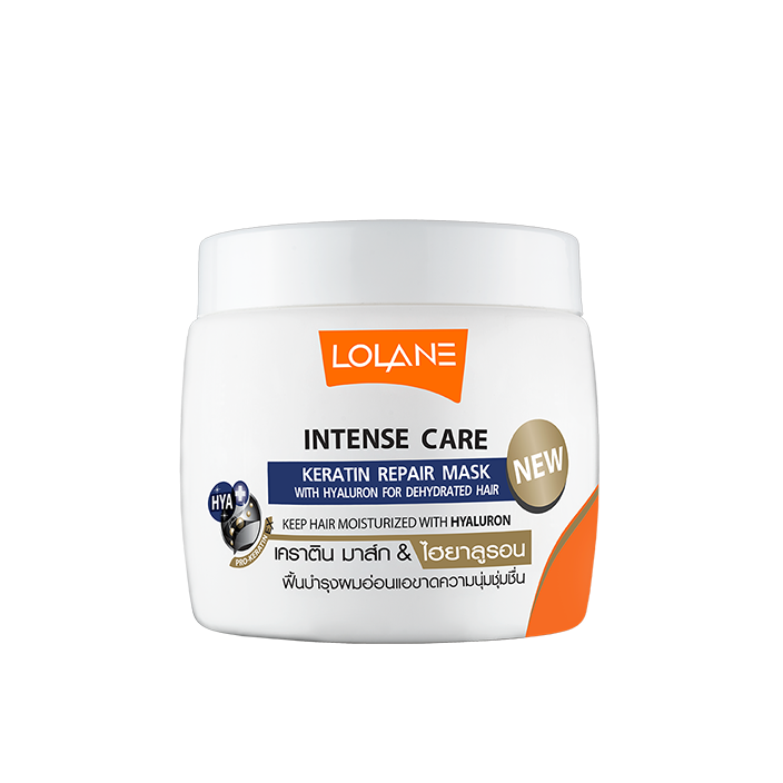 Lolane Intense Care Keratin Repair Mask with Hyaluron for Dehydrated Hair 200g