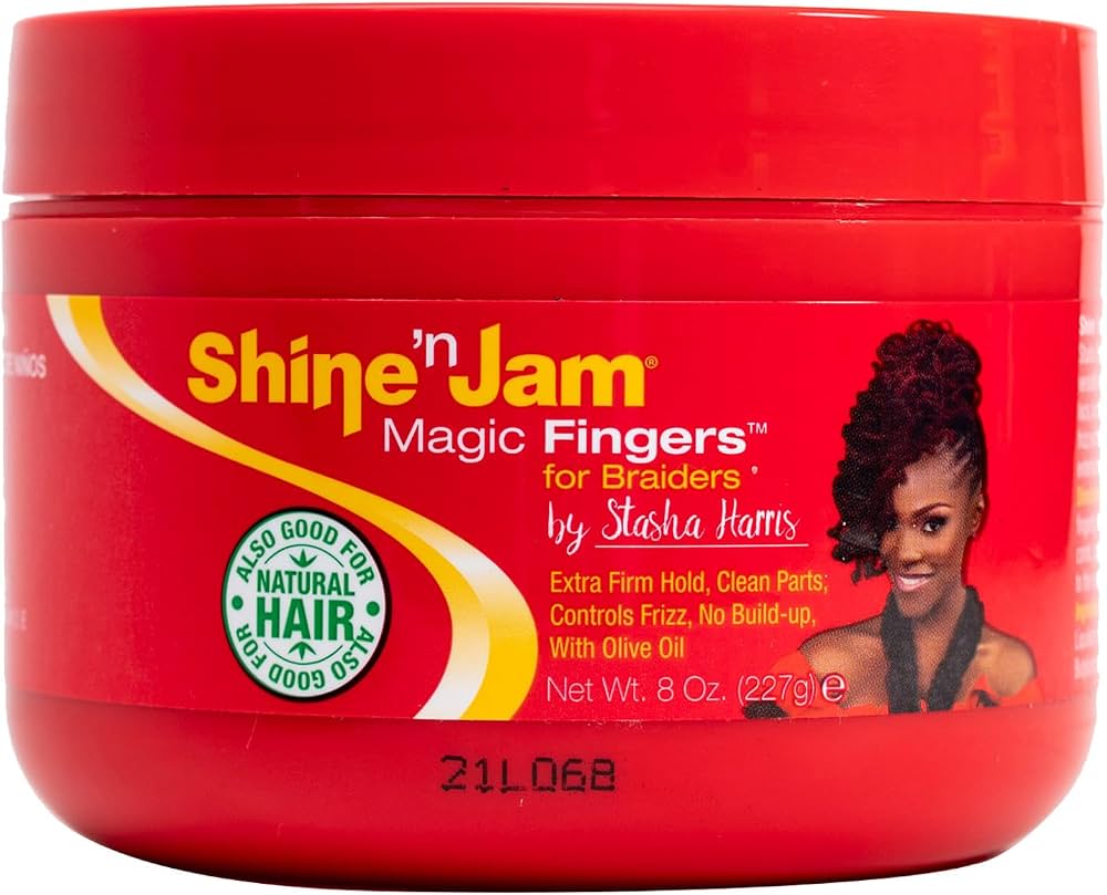 Ampro Shine n Jam Magic Fingers Gel for Braids 8oz