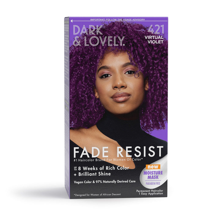 Dark & Lovely Fade Resist Rich Conditioning Permanent Hair Color Virtual Violet
