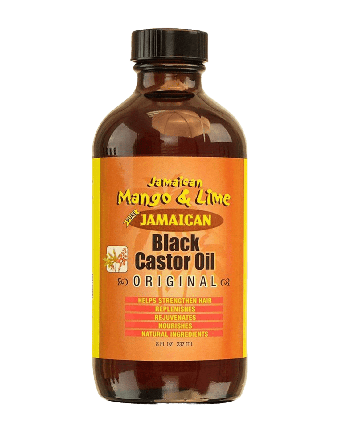 Jamaican Mango & Lime Jamaican Black Castor Oil Original 8oz