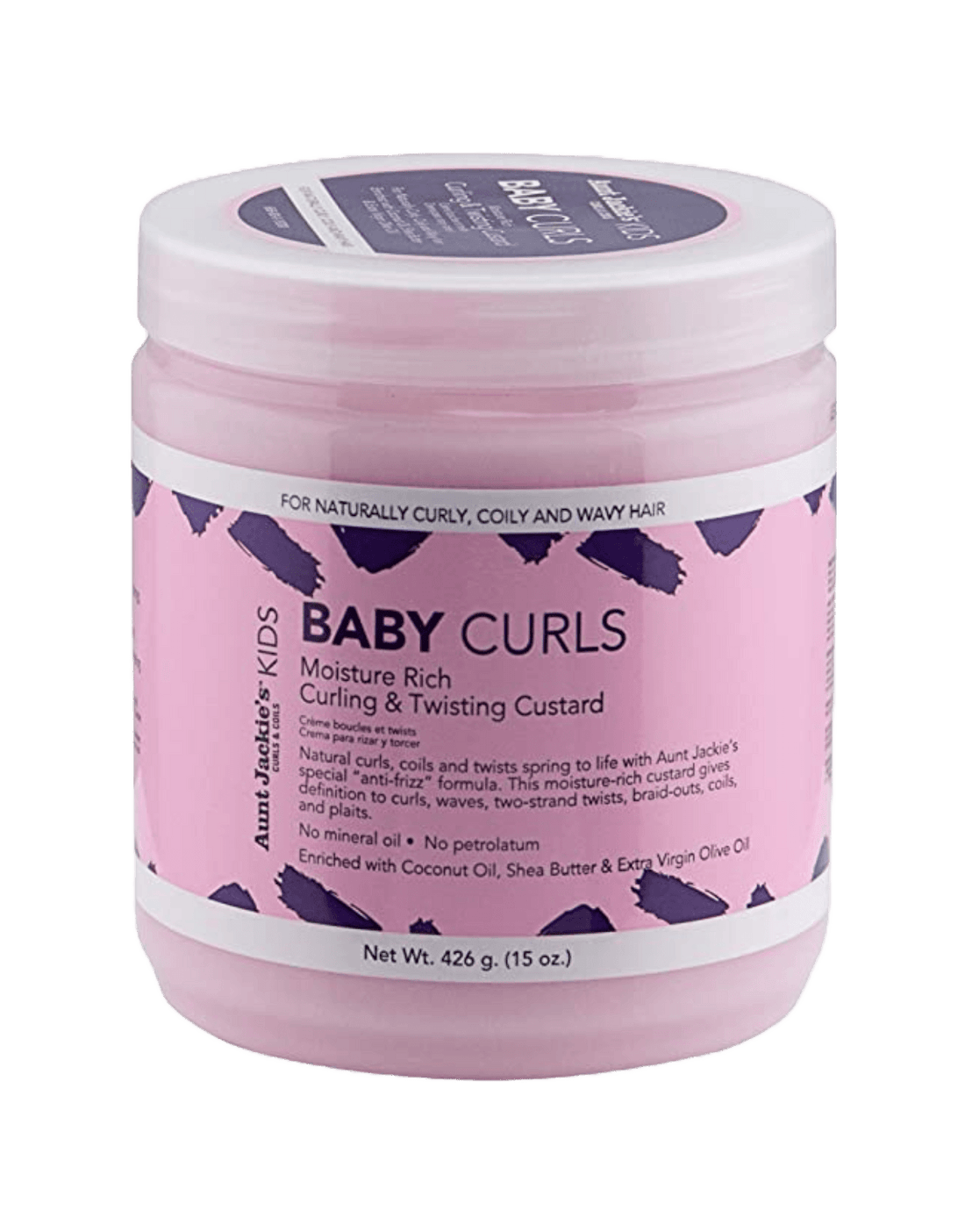 Aunt Jackie's Kids Baby Curls Moisture Rich Curling & Twisting Custard 15oz