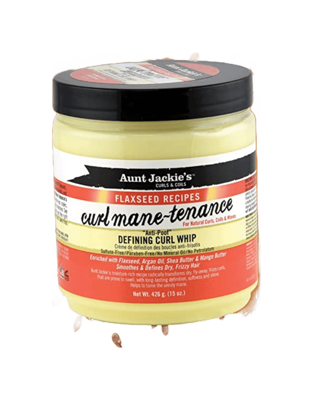 Aunt Jackie's Flaxseed Curl Mane-Tenance Anti-Poof Defining Curl Whip 15oz