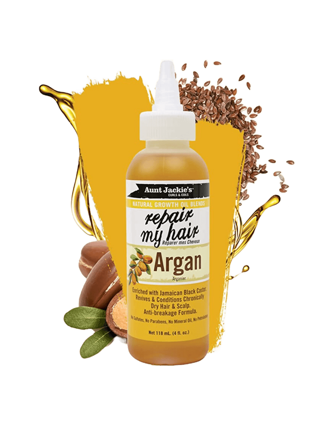 Aunt Jackie's Repair My Hair Argan Natural Growth Oil 4oz