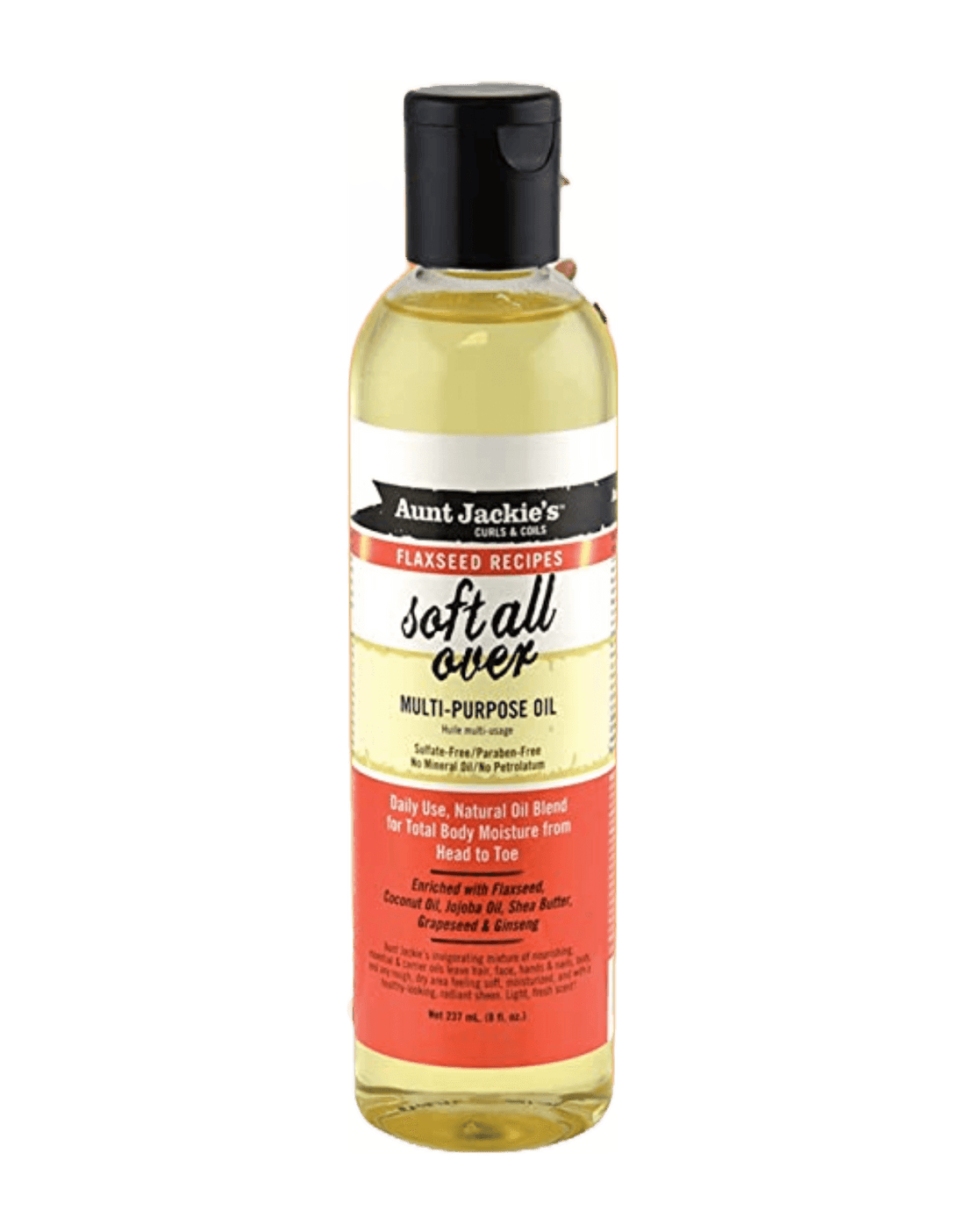 Aunt Jackie's Flaxseed Soft All Over Multi-Purpose Oil 8oz
