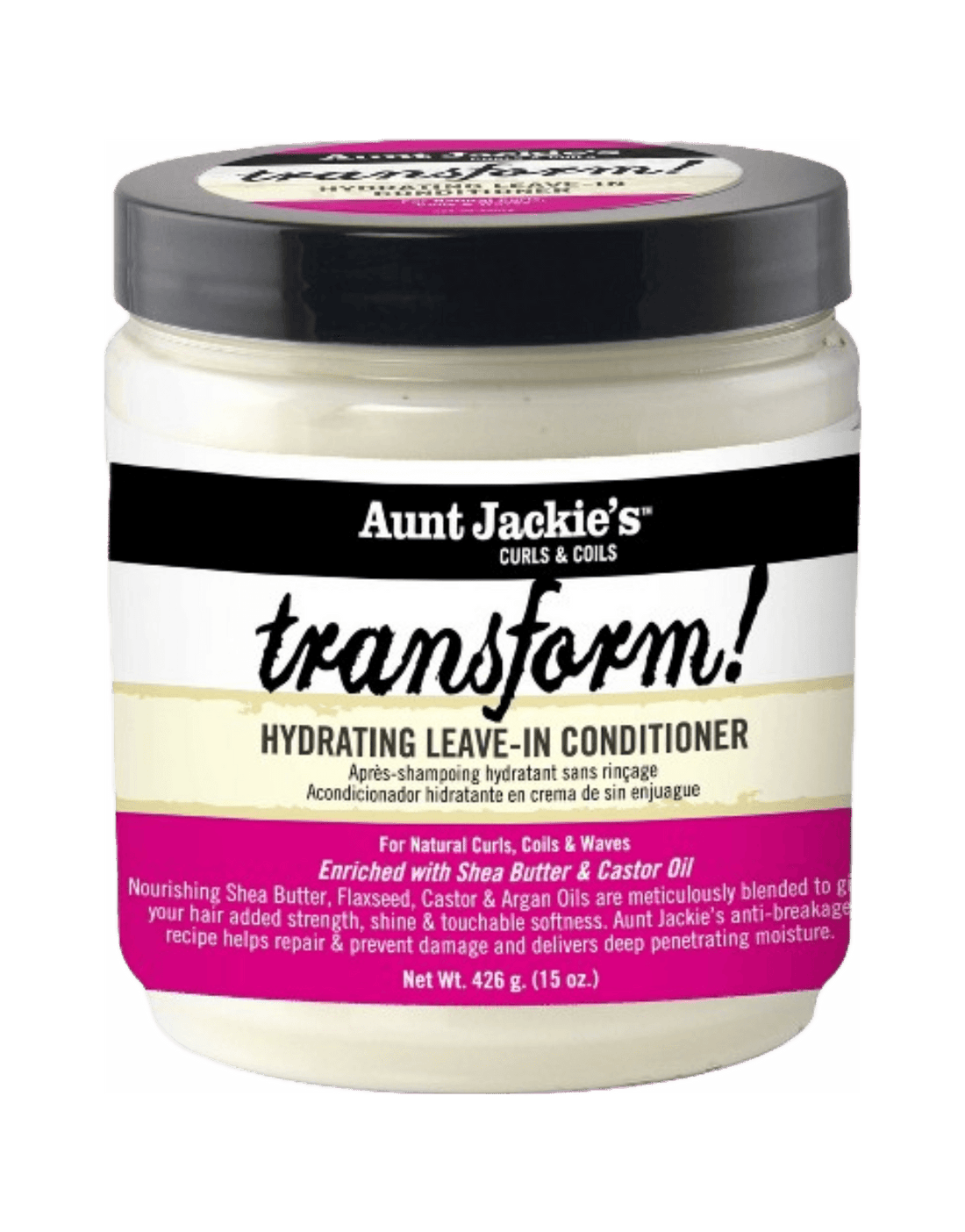 Aunt Jackie's Transform Hydrating Leave-In Conditioner 15oz