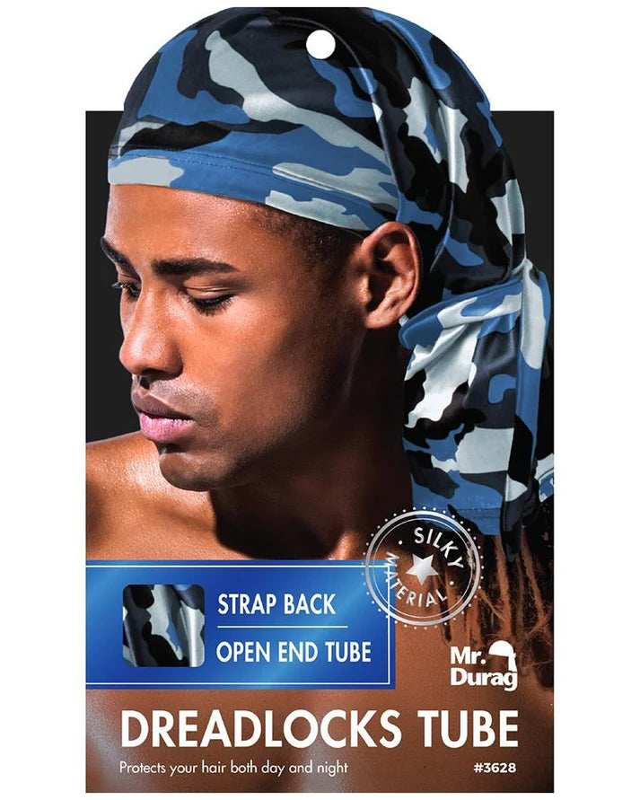 Mr. Durag Dreadlocks Tube with Strapback Camouflage Assorted
