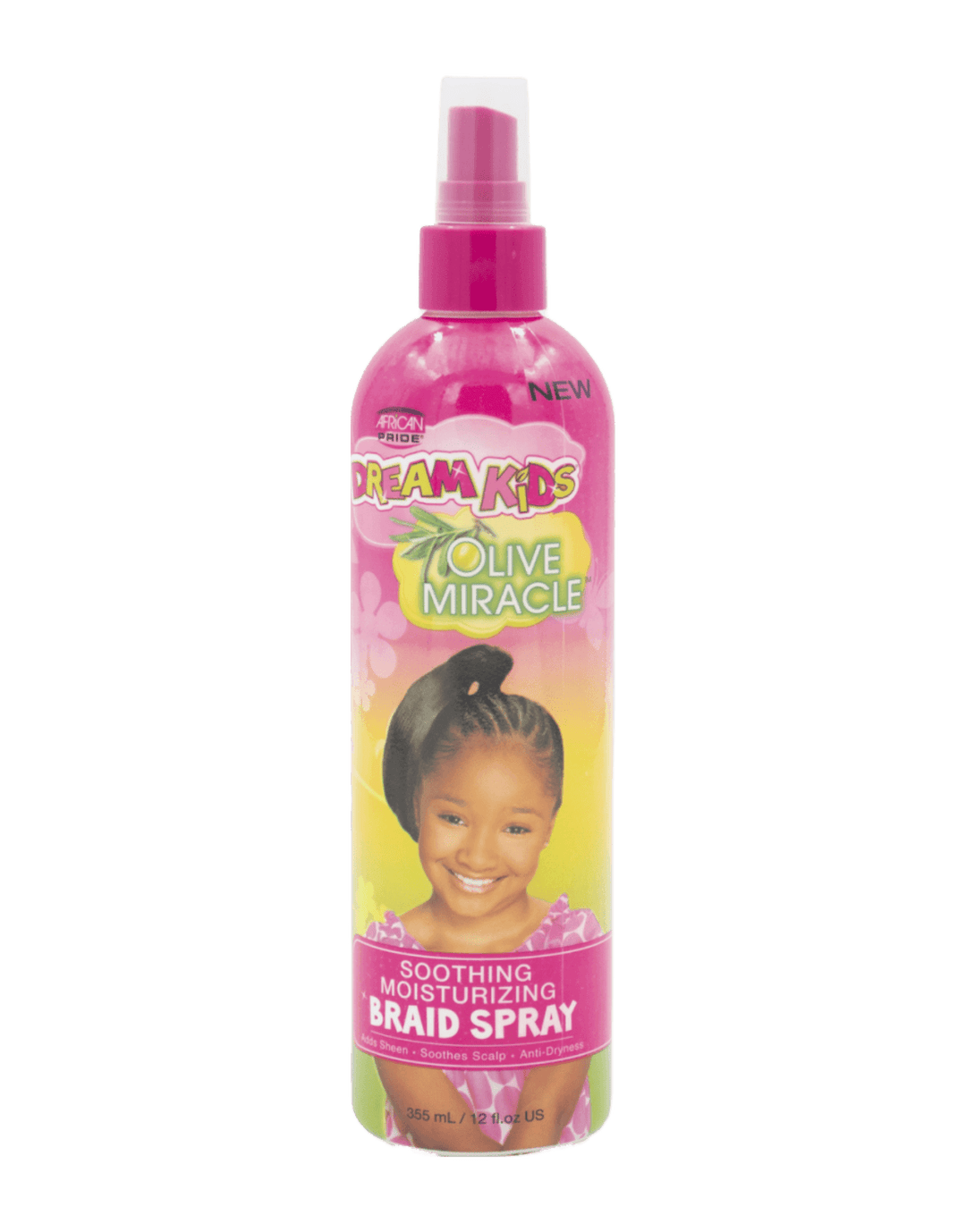 African Pride Dream Kids Olive Miracle Moisturizing Braid Spray 12oz