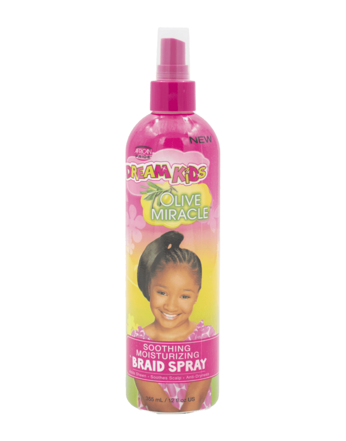 African Pride Dream Kids Olive Miracle Moisturizing Braid Spray 12oz