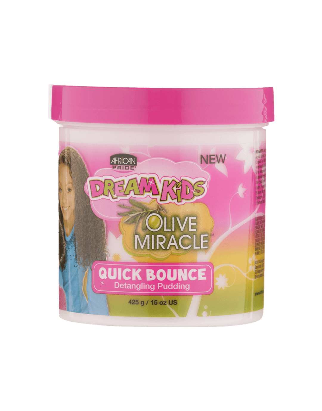 African Pride Dream Kids Olive Miracle Quick Bounce Detangling Pudding 15oz