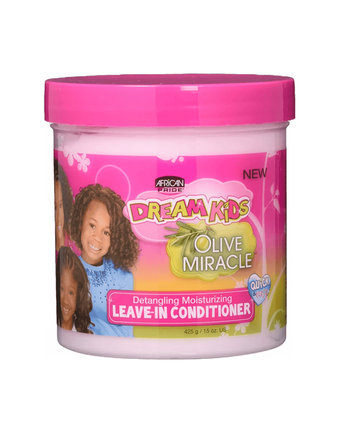 African Pride Dream Kids Olive Miracle Detangling Moisturizing Leave-In Conditioner 15oz