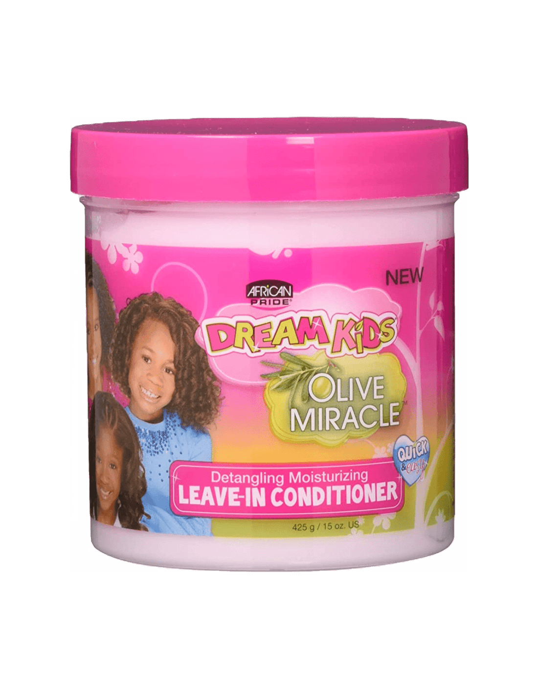 African Pride Dream Kids Olive Miracle Detangling Moisturizing Leave-In Conditioner 15oz