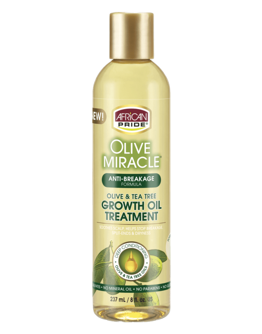 African Pride Olive Miracle Anti-Breakage Growth Oil Treatment 8oz
