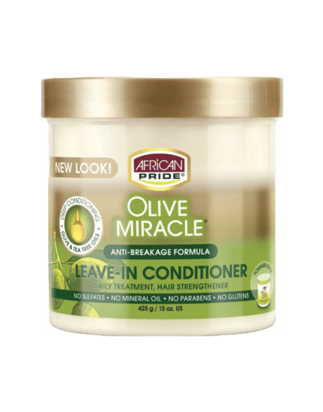 African Pride Olive Miracle Leave-In Conditioner 15oz