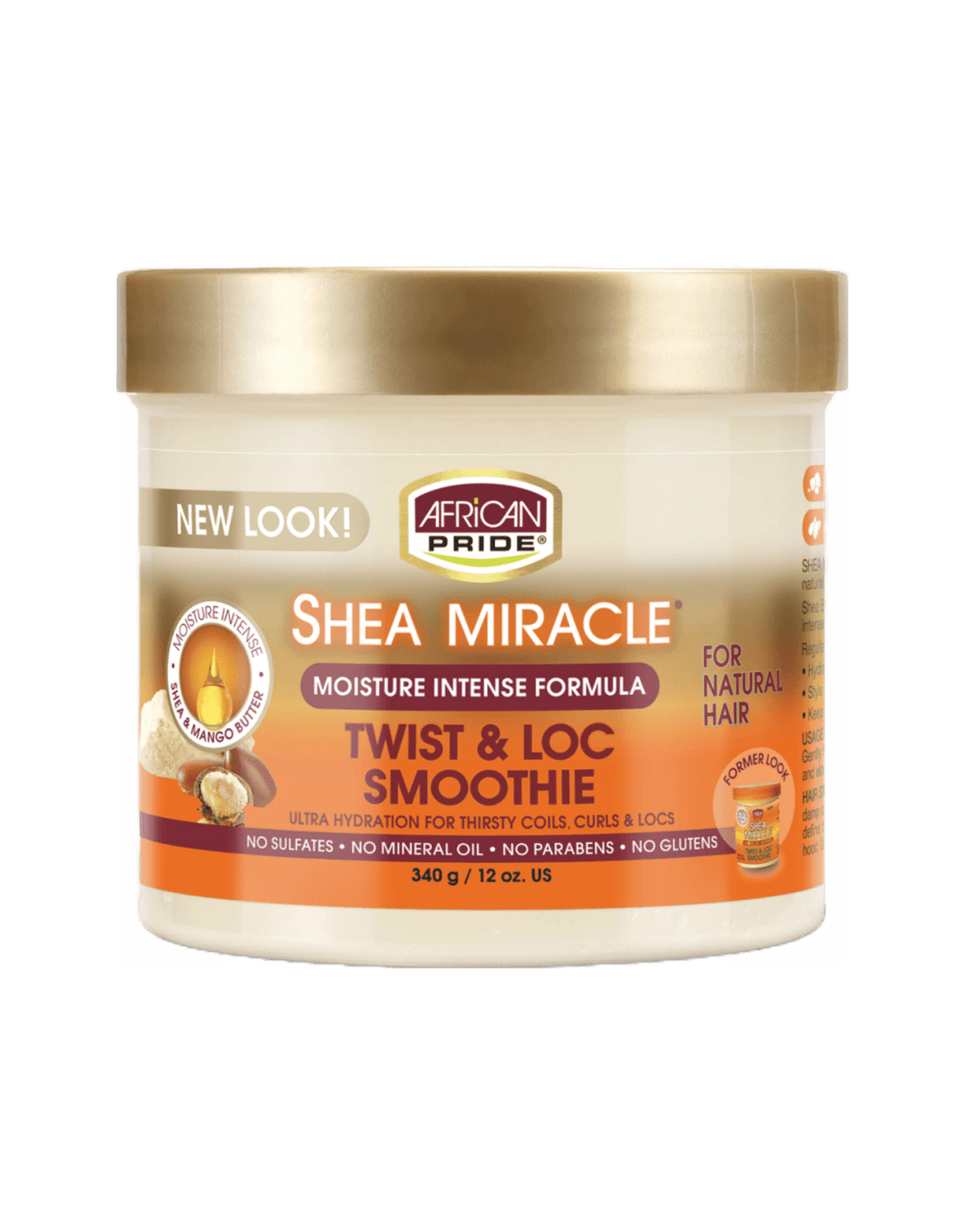 African Pride Shea Miracle Moisture Intense Twist & Loc Smoothie 12oz