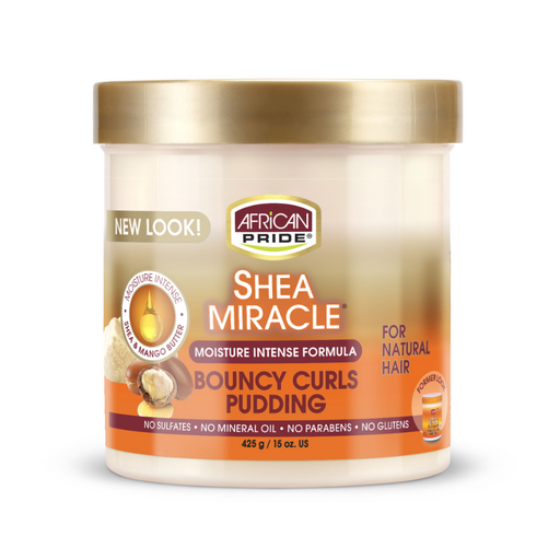 African Pride Shea Miracle Bouncy Curls Pudding 425g (15oz)