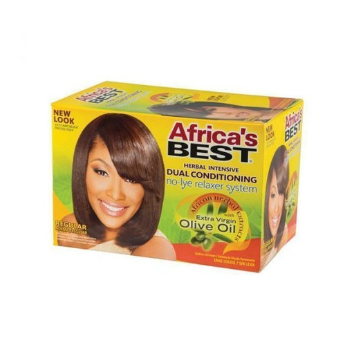 Africa’s Best Herbal Intensive No-Lye Relaxer Kit Regular
