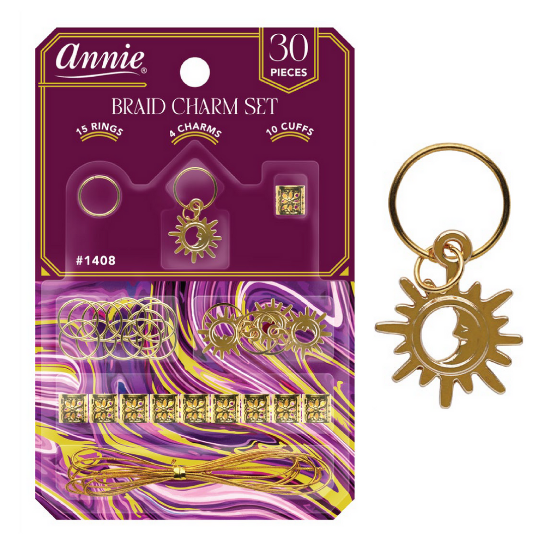 Annie Braid Charm Set Sun &amp; Moon