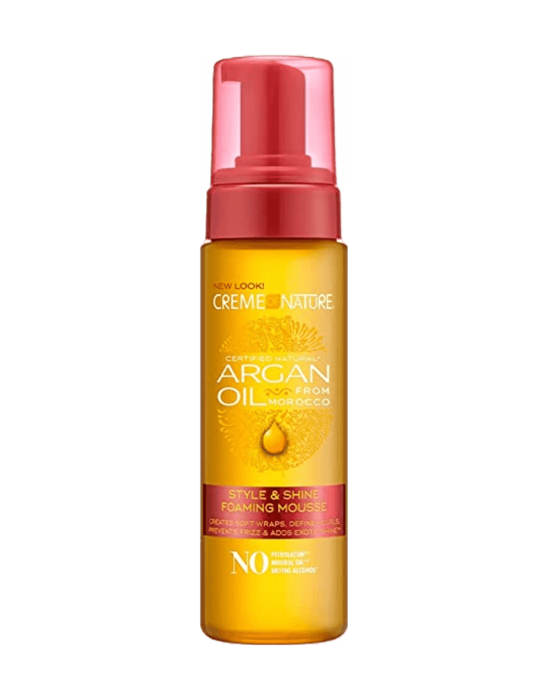 Creme of Nature Argan Oil Style &amp; Shine Foaming Mousse 7oz