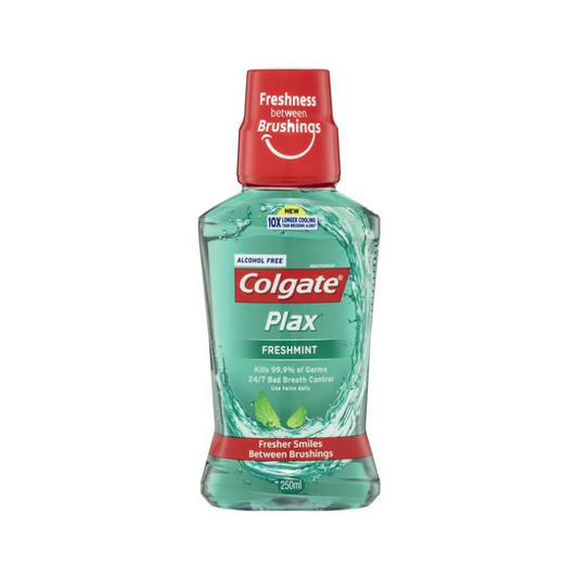 Colgate Mouth Wash Plax Freshmint Alcohol Free 250ml