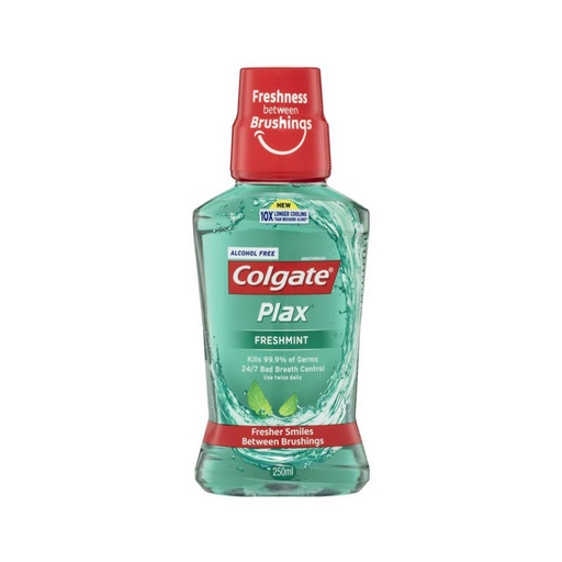 Colgate Mouth Wash Plax Freshmint Alcohol Free 250ml