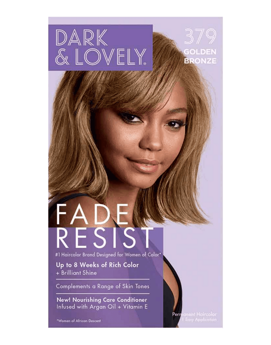 Dark &amp; Lovely Fade Resist Rich Conditioning Permanent Hair Color Golden Bronze