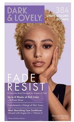 Dark &amp; Lovely Fade Resist Rich Conditioning Permanent Hair Color Light Golden Blonde