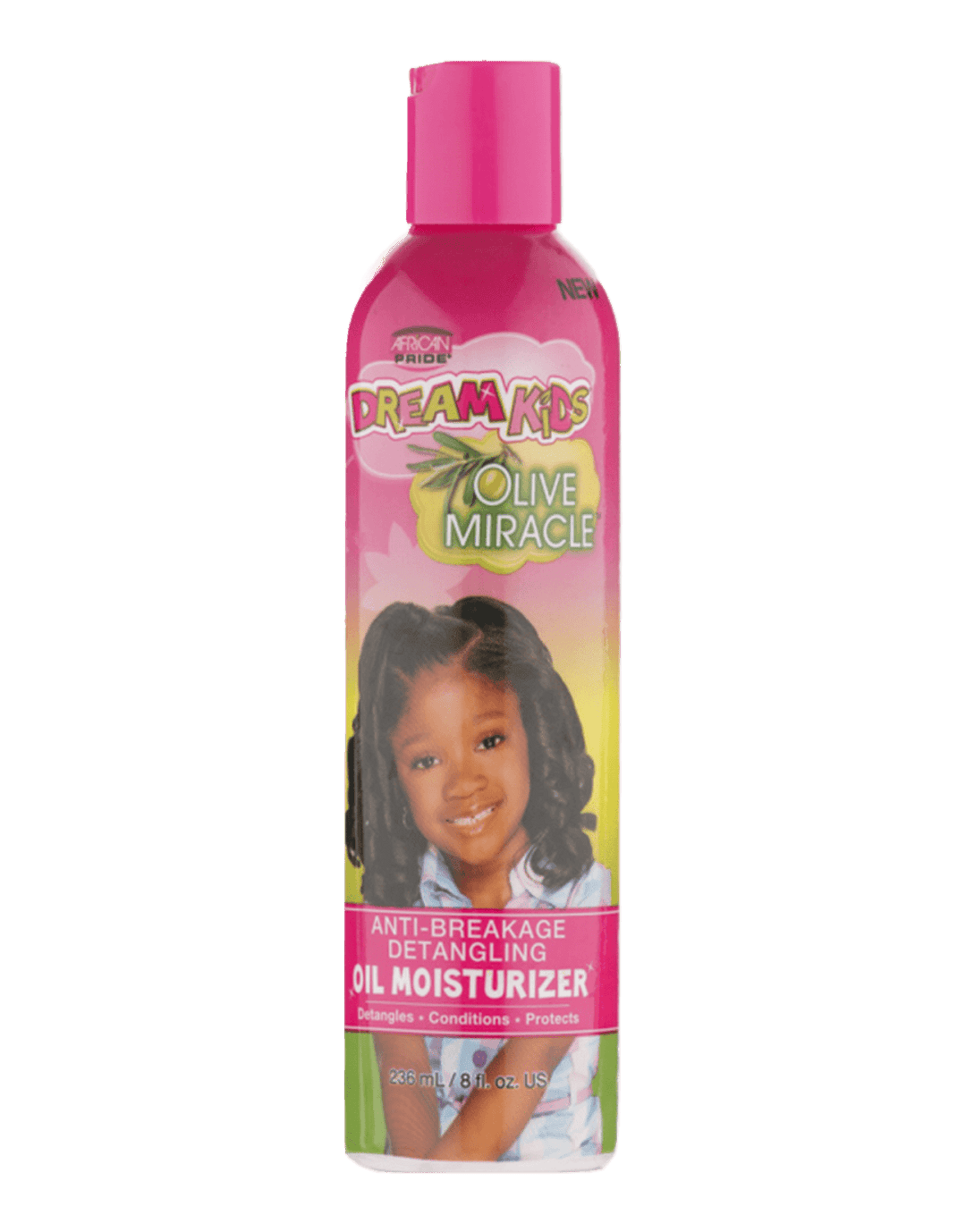 African Pride Dream Kids Olive Miracle Anti-Breakage Detangling Oil Moisturizer 8oz