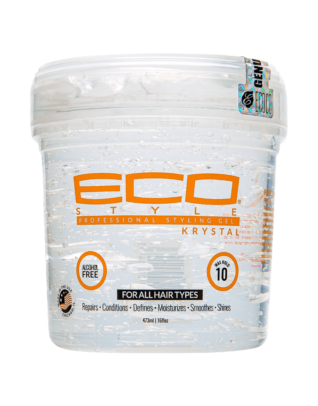 Eco Style Krystal Styling Gel Strong Hold 16oz
