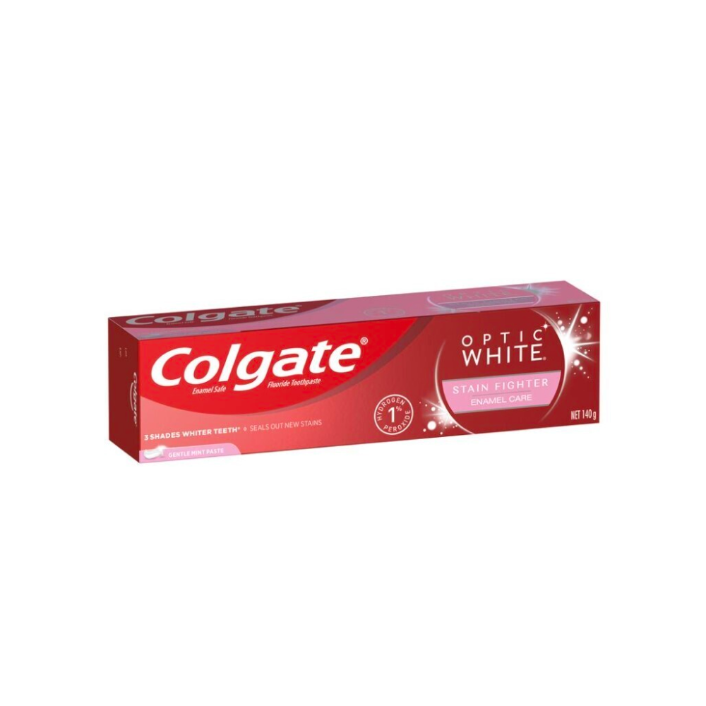 Colgate Optic White Stain Fighter Enamel Care 140g