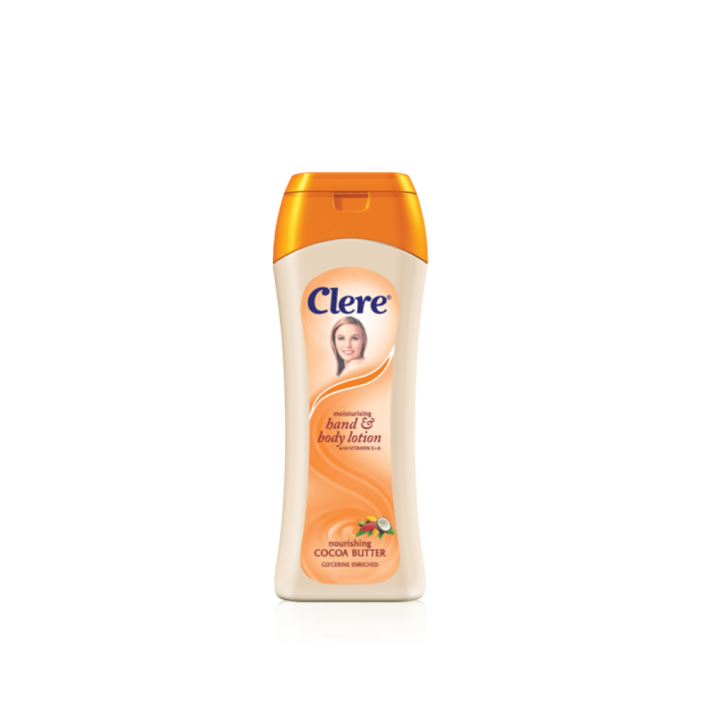 Clere Hand & Body Lotion Nourishing Cocoa Butter 400mL