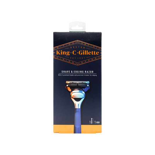 King C Gillette Shave & Edging Razor 1 Pack