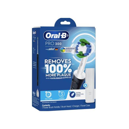 Oral B Pro 300 Black Electric Toothbrush