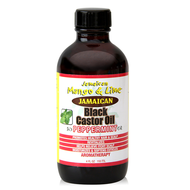 Jamaican Mango &amp; Lime Jamaican Black Castor Oil Peppermint Oil 4oz