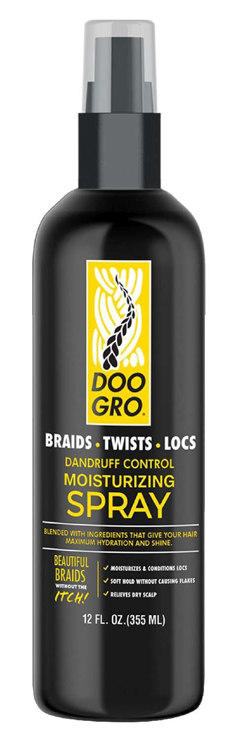 Doo Gro Braids Twists Locs Dandruff-Control Moisturizing Spray 12oz