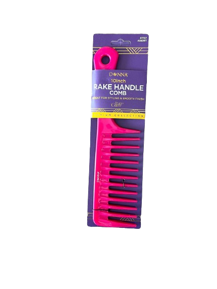 Rake handle comb