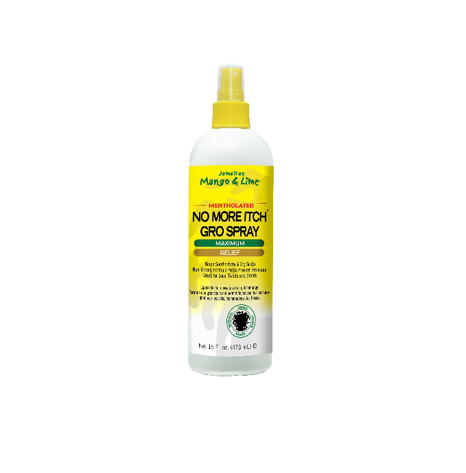 Jamaican Mango &amp; Lime No More Itch Gro Spray Mentholated Maximum Relief 16oz