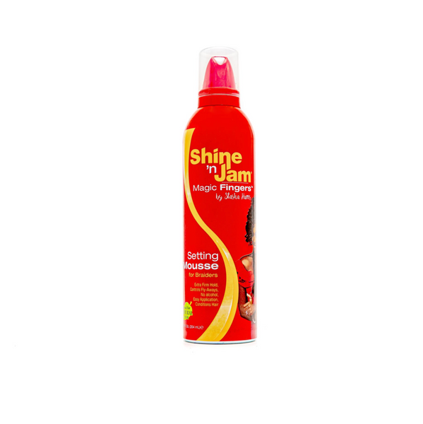 Ampro Shine n Jam Magic Fingers Setting Mousse for Braiders 12oz
