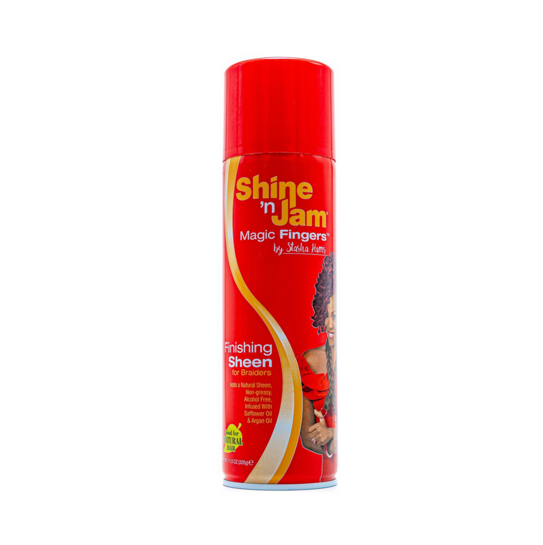 Ampro Shine n Jam Magic Fingers Finishing Sheen for Braiders 11.5oz
