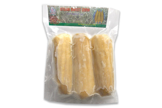 Steamed Corn with Husk