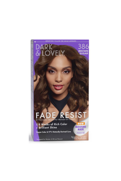 Dark &amp; Lovely Fade Resist Rich Conditioning Permanent Hair Color Brown Sugar